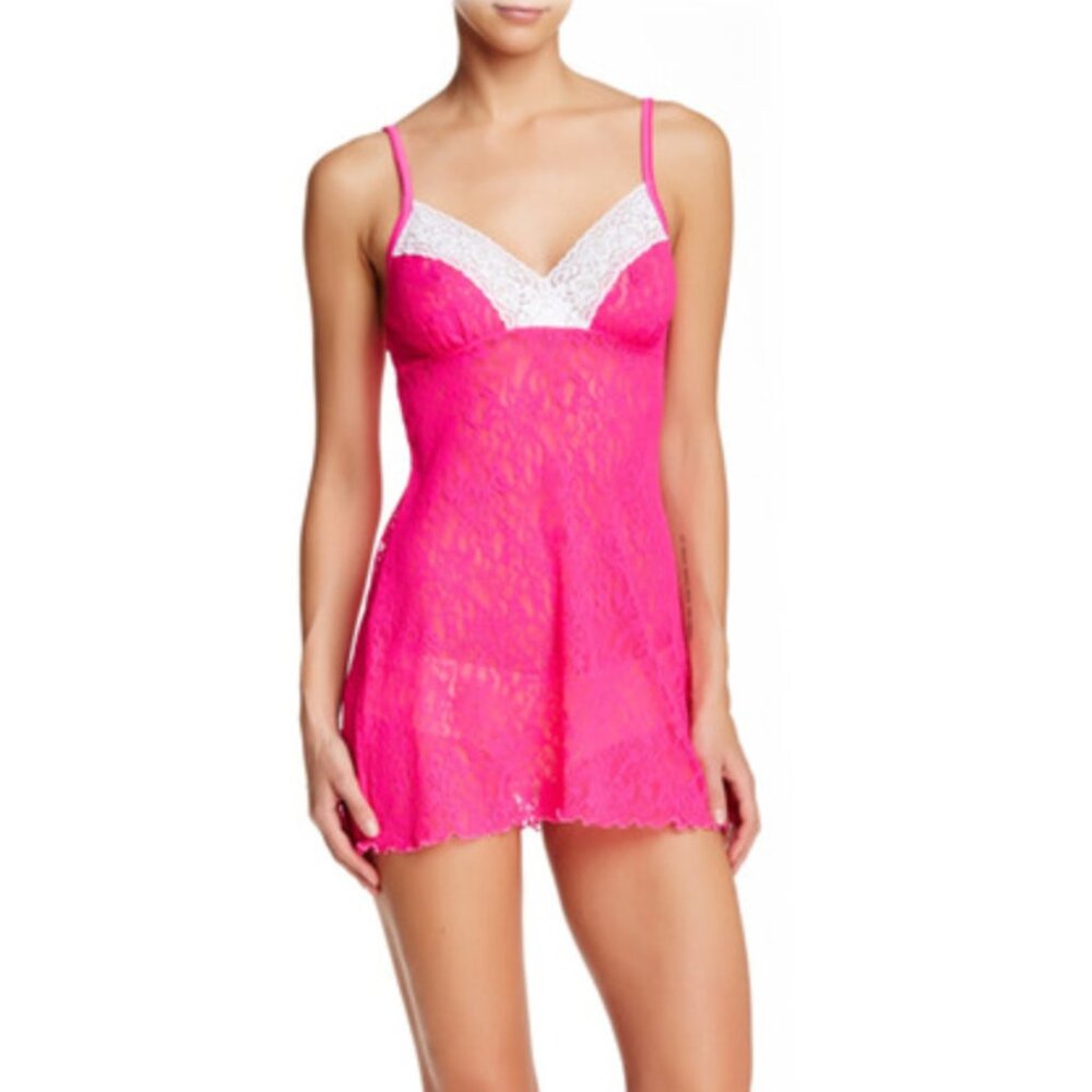 NWT-Felina Soft Lace Chemise, Size Large